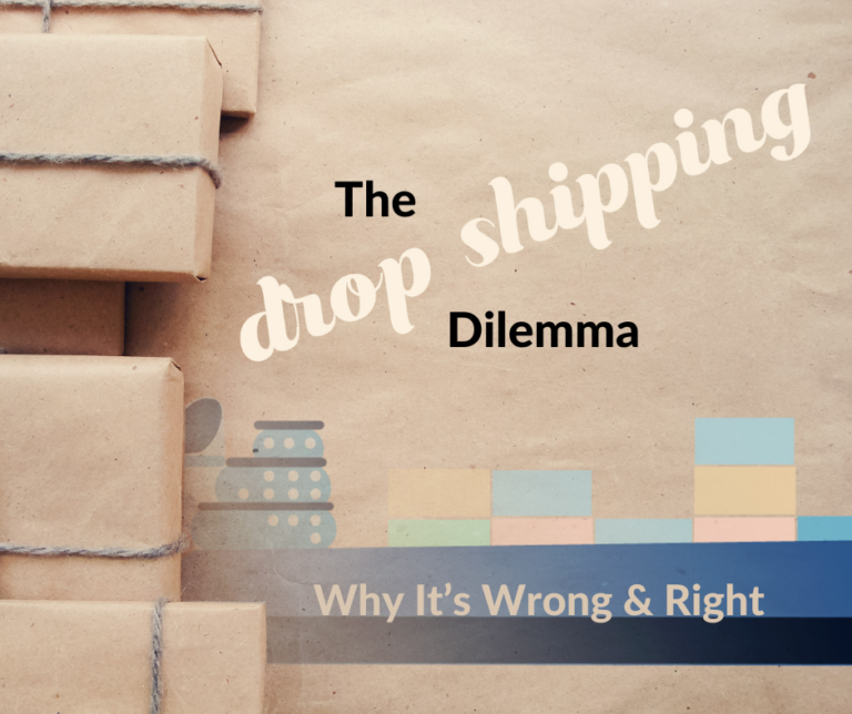 The drop shipping dilemma Why it's wrong and right